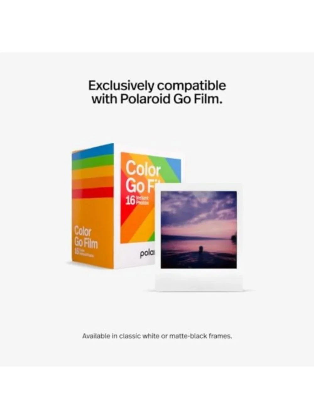 Mini Instant Film Camera - Polaroid Go Generation 2 - Compact & Portable - Blue